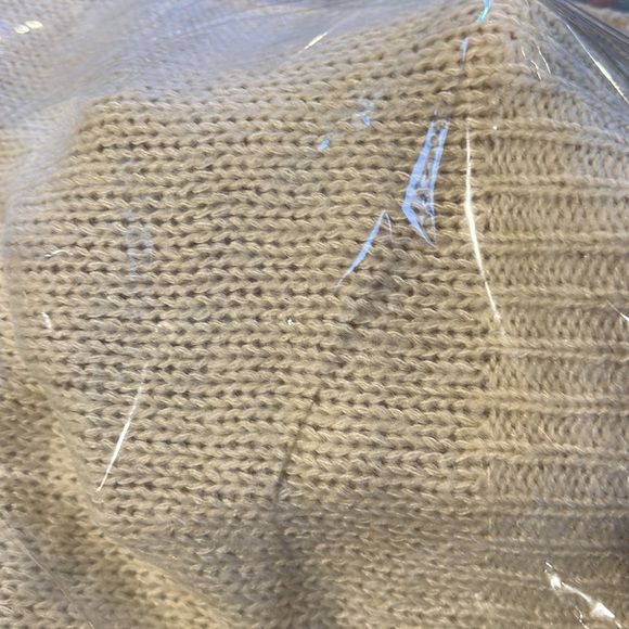 SOLD OUT Ivory Mustard Tribal Pattern Puff Sleeve Knit Cardigan Sweater Fall - Picture 9 of 9